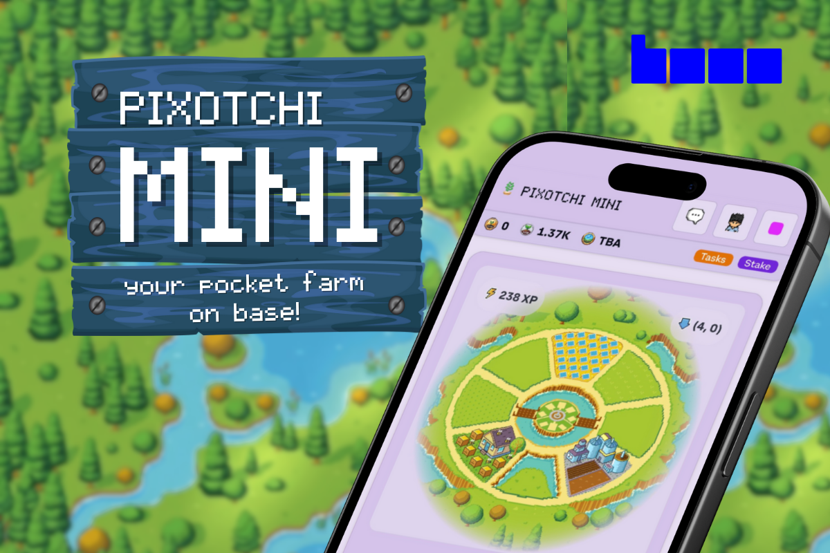 Pixotchi Mini, your pocket farm on Base